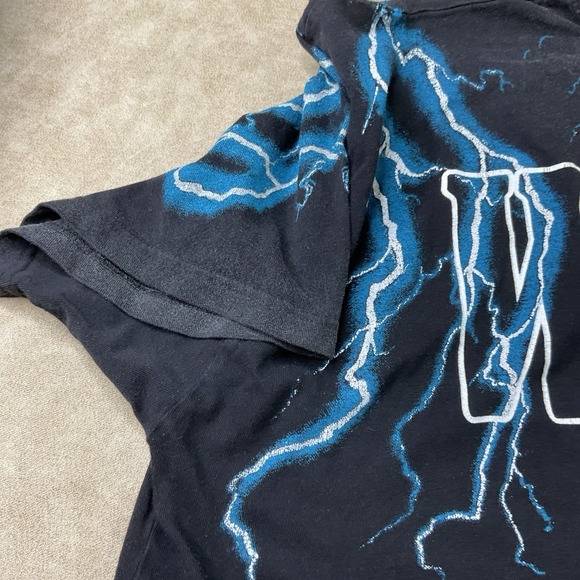 Darc Sport Wolves Club Bury T-Shirt Wolf Lightening AOP Tee Wolves Y2K Men Sz L - Picture 2 of 8